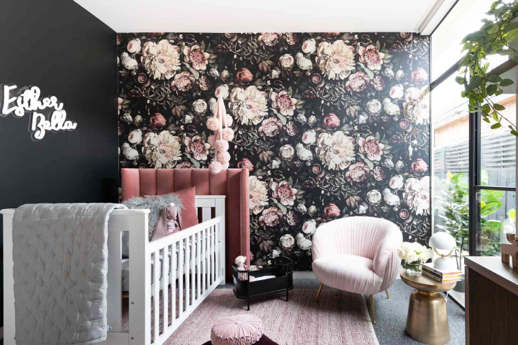 Floral Wallpaper for Accent Walls
